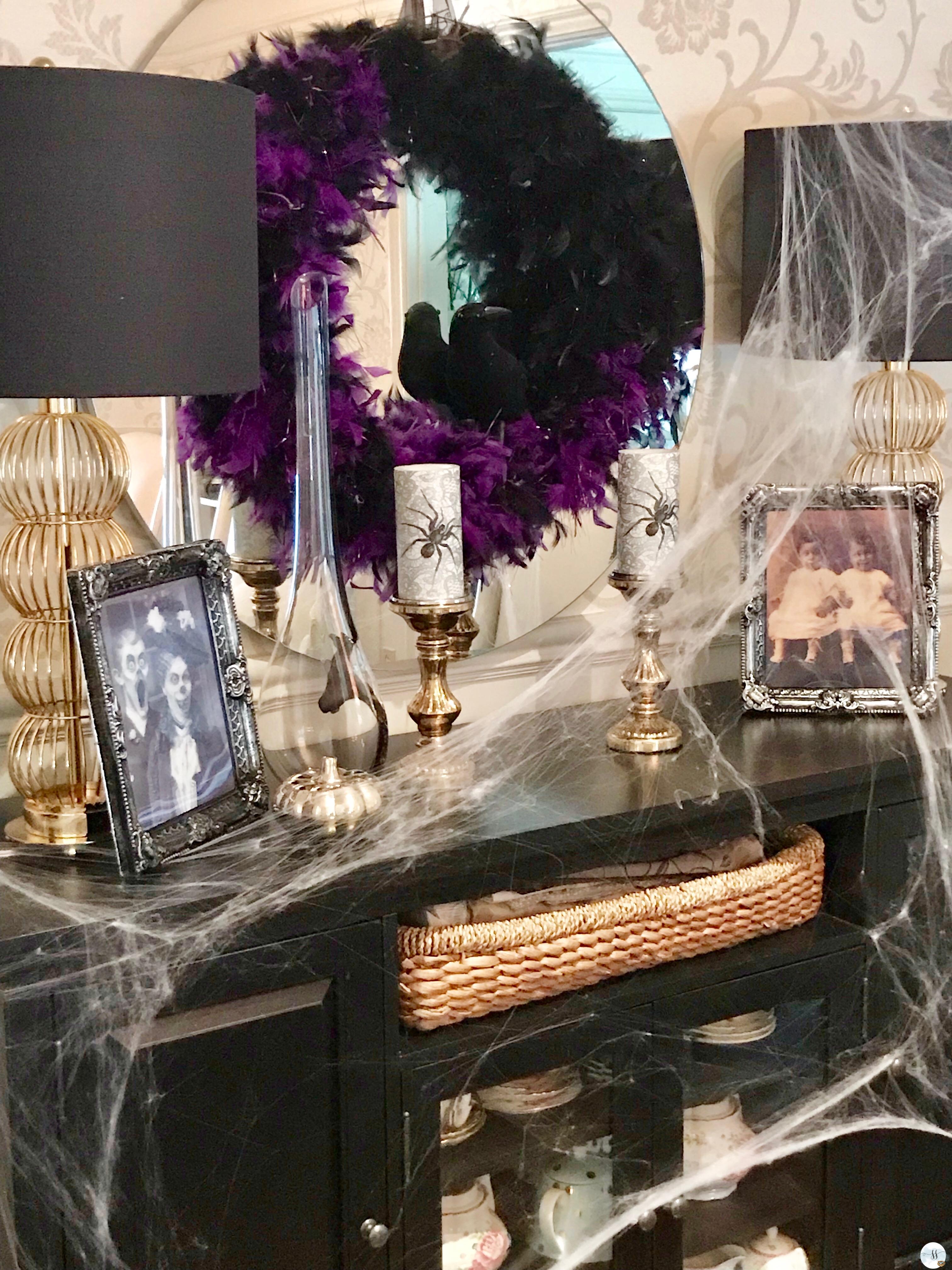 fun gothic halloween decor