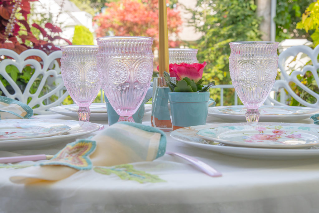 Tiffany flower pots