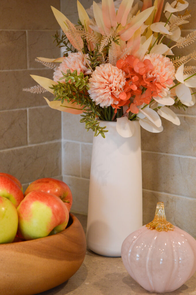 Natural elements add to the warmth of your fall decor